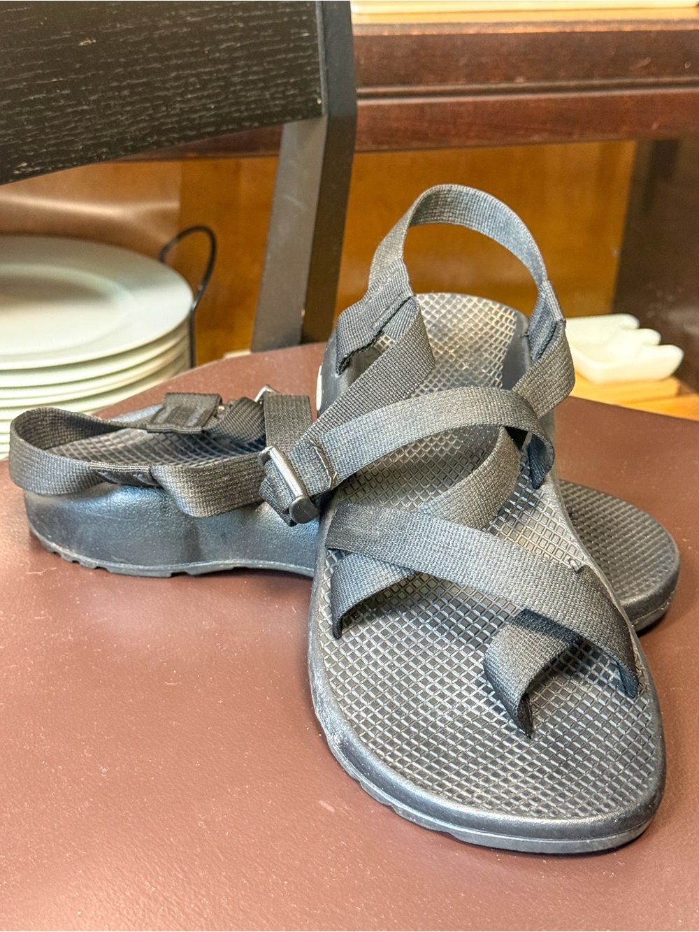 Chaco Z/Cloud X2 Black Sport Hiking Sandals Women’s Size 10
